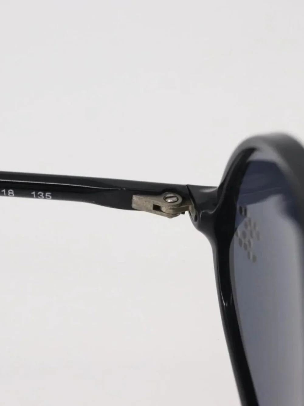 CHANEL COCO Mark Sunglasses plastic Black CC Auth 176084A
